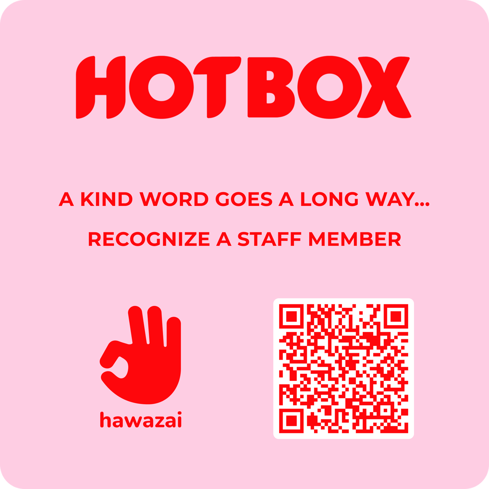 HOTBOX Pizza, Somerville — Hawazai customer